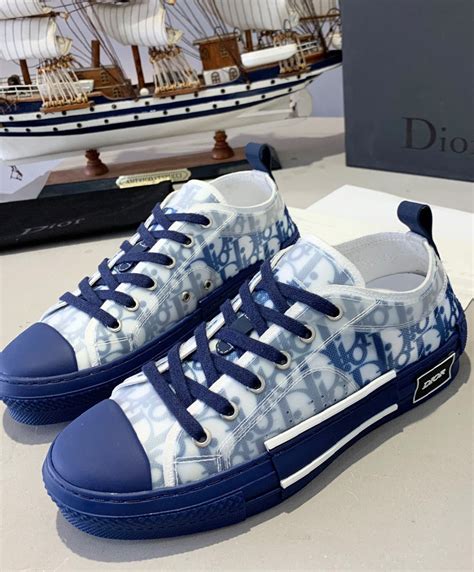 christian Dior blue shoes